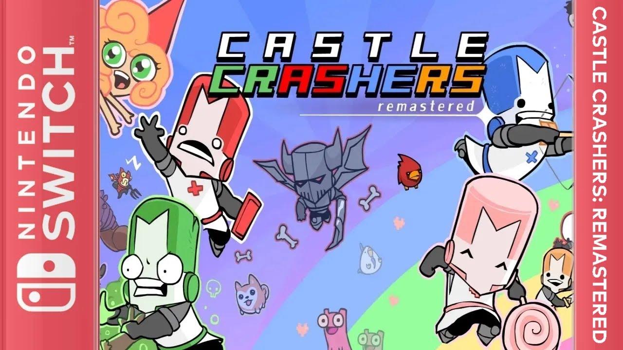 Castle Crashers Remastered (4 player) [92] Switch Longplay 