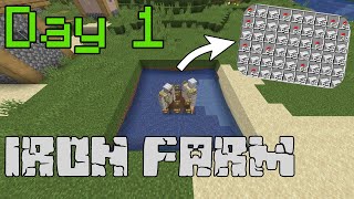 Minecraft 1.20 Iron Farm Fully Automatic Tutorial