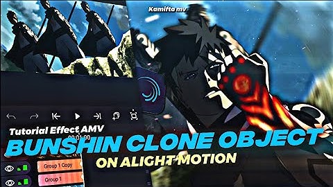 TUTORIAL SIMPLE MASKING AMV CLONE OBJECT (BUNSHIN EFFECT)  || ALIGHT MOTION TUTORIAL ANDROID