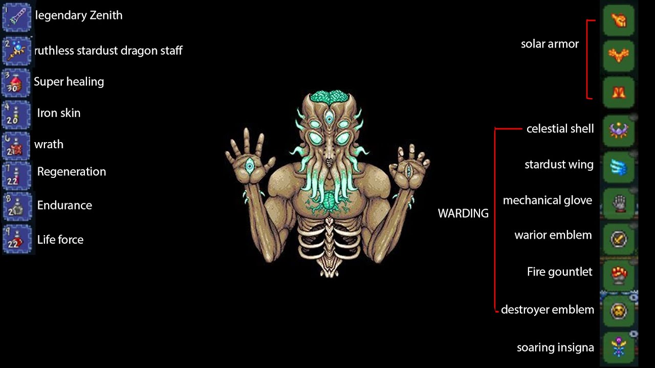 MoonLord // Master difficulty // Melee loadout YouTube