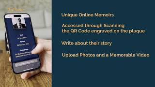 MyMemoir - Custom Engraved Memorial Plaques with QR Code Access