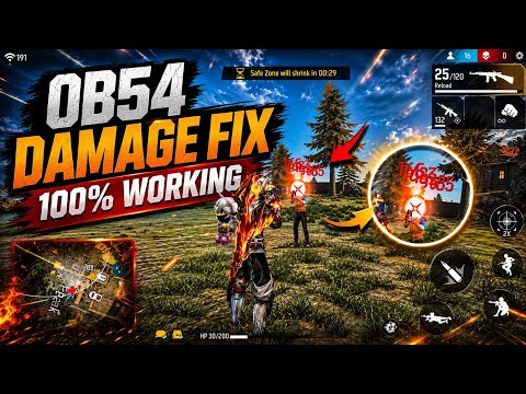 OB54 PROXY SERVER DAMAGE FIX PROBLEM SOLVED TAMIL 100% Working #trending #ffvideo