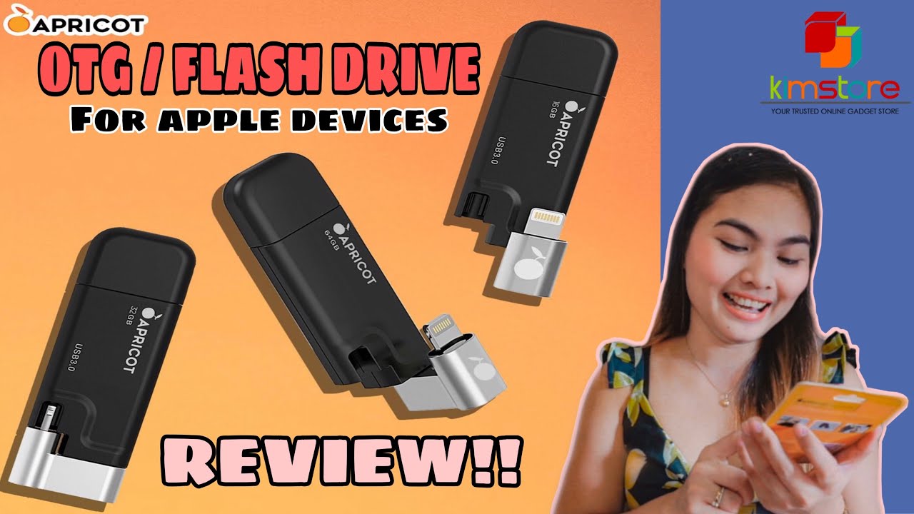 OTG/ FLASH DRIVE FOR APPLE DEVICES/ APRICOT PRO- SERIES #Otgforiphone # ...