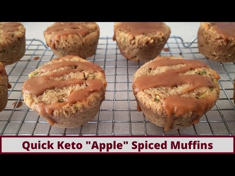Quick And Simple Totally Keto "Apple" Style Spiced Muffins (Nut Free And Gluten Free)