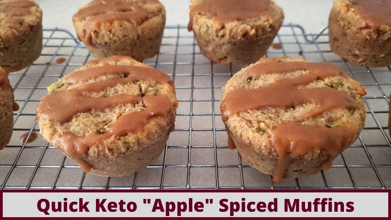 Quick And Simple Totally Keto "Apple" Style Spiced Muffins (Nut Free