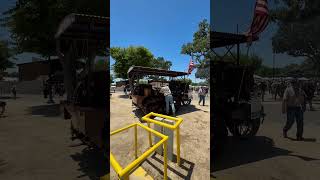 A tractor starting up at the 2026 Firestone Walker Invitational Beer Fest