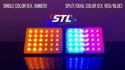 Alpha-Z® 7x9 LED Surface Mount Warning Light - Flash Patterns