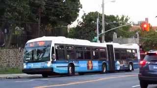 MTA New York City Bus: 2010 Nova Bus LFS Articulated #1245 on the Bx7 Bus.