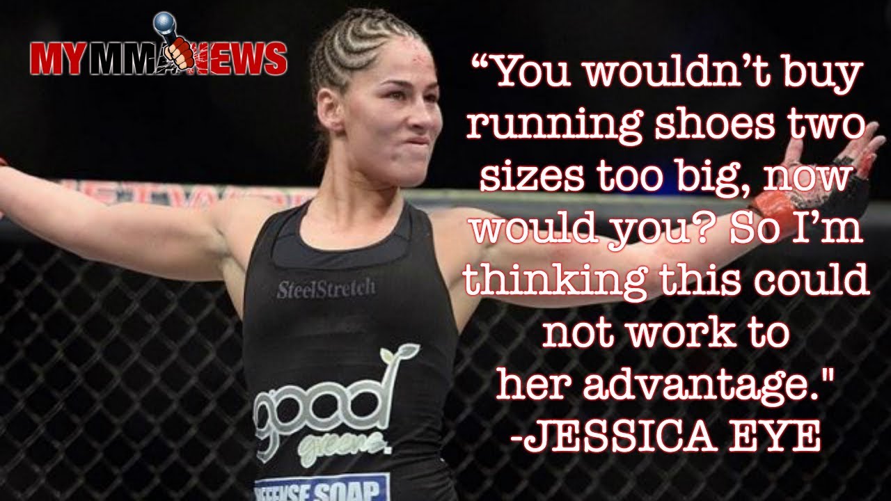 Jessica Eye talks size advantage over Cynthia Calvillo at UFC's June 13 event