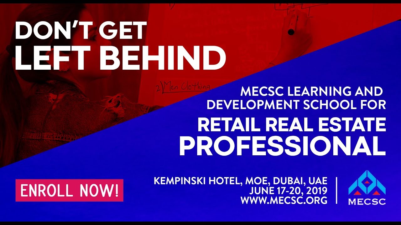 MECSC Retail Learning and Development 2019: Don't Get Left Behind l Dubai, UAE