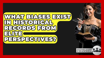 What Biases Exist In Historical Records From Elite Perspectives? - History Icons Channel