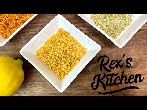 Citrus Zest - How to zest and what to use it on.