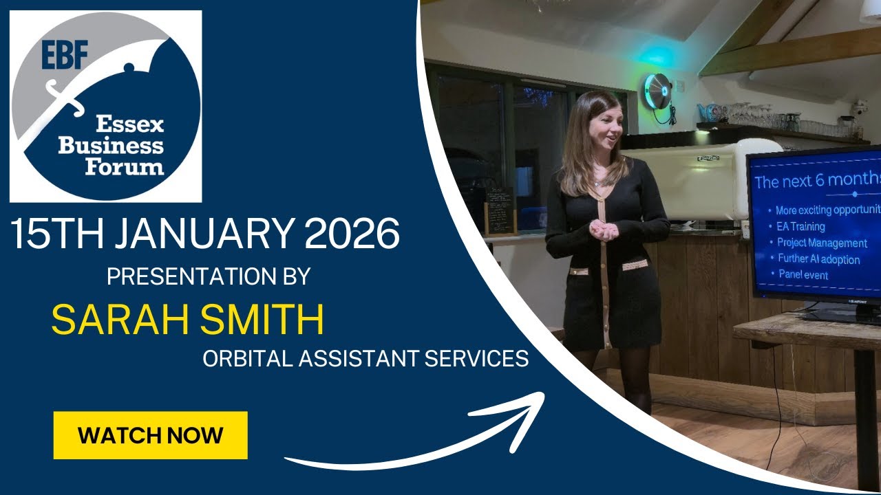 Business Networking Meeting 15/01/26 - Sarah Smith - Orbital Assistant Services
