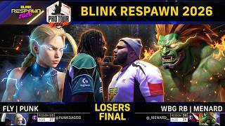 MenaRD (Blanka) vs Punk (Cammy) - Losers Finals! 👊 SF6 Blink Respawn 2026