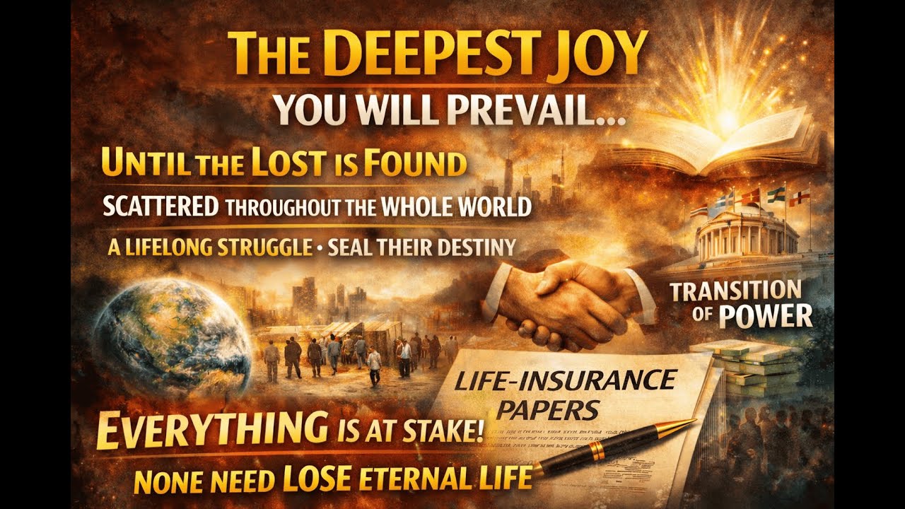 Divine Service|| The Deepest Joy..Everything Is At Stake, Life-Insurance Papers; Transition Of Power