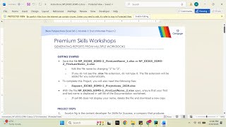 New Perspectives Excel 365 | Module 5: End of Module Project 2 Premium Skills Workshops