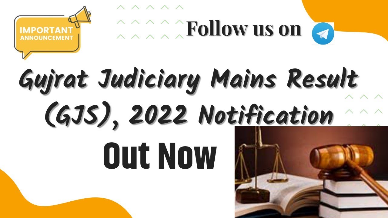 Gujrat Judiciary Mains Result 2022 out now
