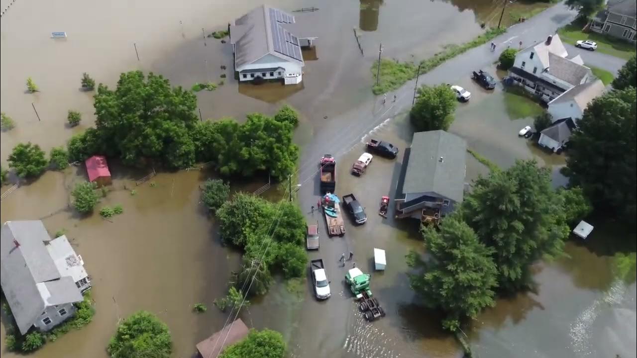 Jeffersonville VT flood, July 2023 YouTube