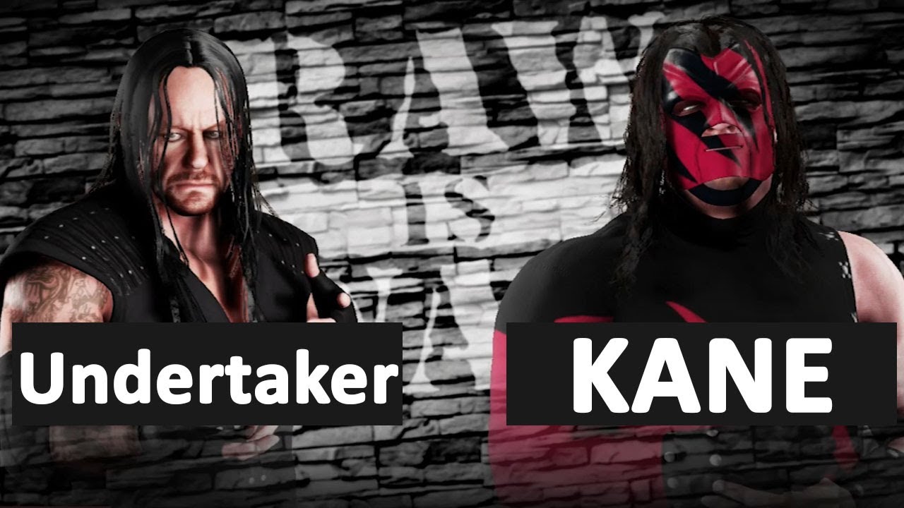 Undertaker vs Kane (Brother VS Brother) on RAW IS WAR - WWE 2K18 PC Game (Gameplay)