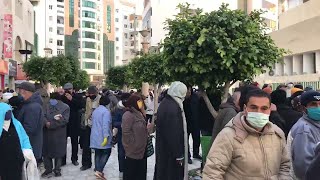 صفاقس : هذا هو الحال من امام مصحة الضمان الاجتماعي في زمن الكورونا ️