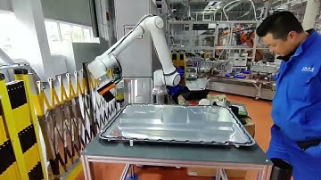 Elite Robots EC66 cobot dispensing at Volkswagen China plant