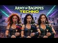 Army of Bagpipes Techno ⚔️🔥 | Scottish Celtic War Pipes &amp; Hard Melodic Techno Mix