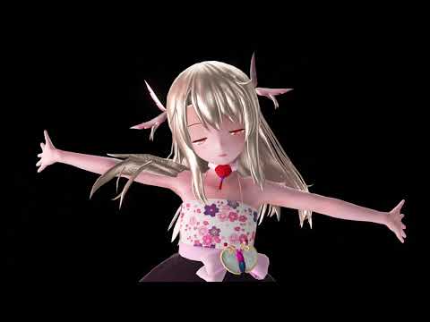 【MMD】アジアンなドレスのイリヤちゃんで ヒバナ (test ver.)