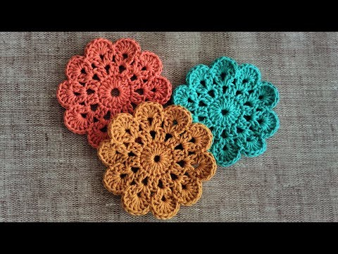 Miniatura do vídeo: PORTA COPOS em crochê (FÁCIL E RÁPIDO) | Passo a Passo
