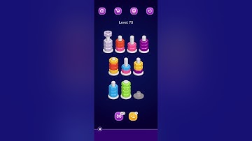 Nut Sort Level 75 Walkthrough