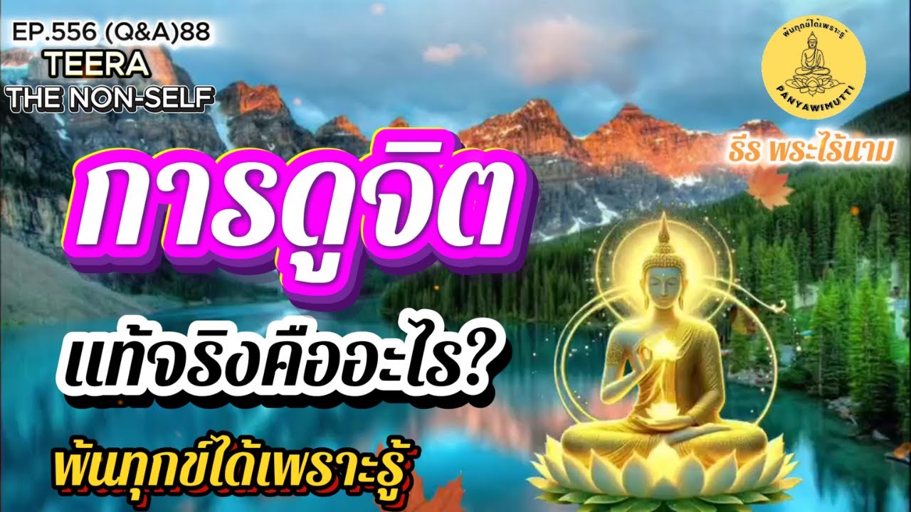 EP.556 (Q&A)88  การดูจิตที่แท้จริงคืออะไร? เป็นเหตุให้บรรลุธรรมได้อย่างไร? ถาม-ตอบ  18-07-68