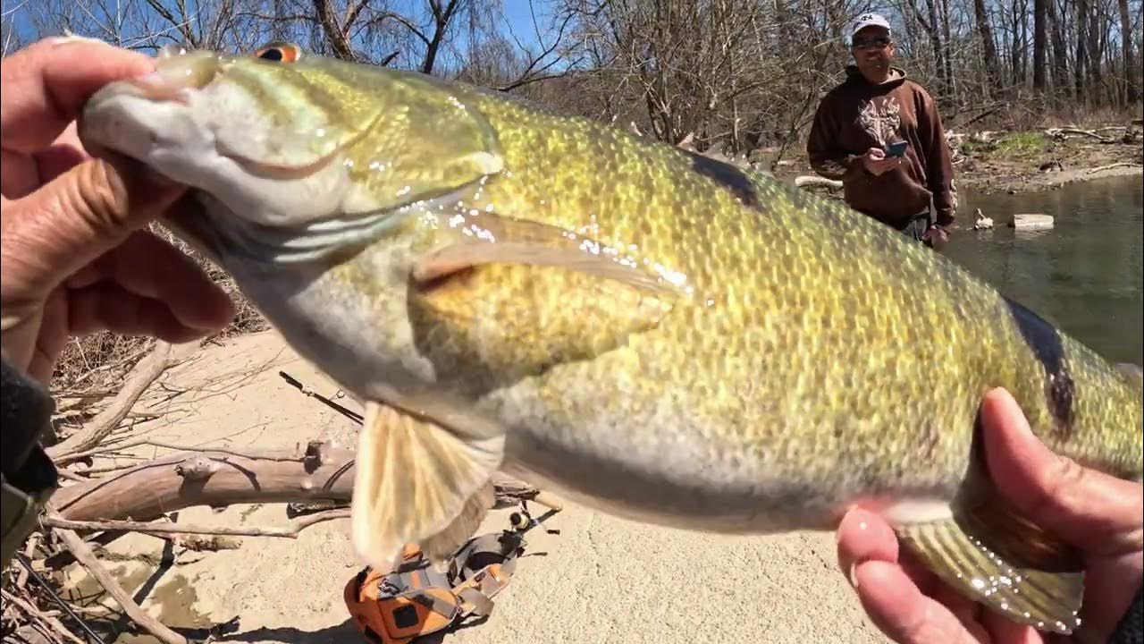 River Fishing Smallmouth BassModified Crappy Tube Jig (Rocky River