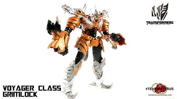 Video Review of the Transformers Age of Extinction: Voyager Class Grimlock