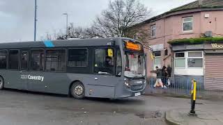 National Express Coventry Enviro 200 872 Bus Route 3 West Bromwich