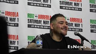 Andy Ruiz Have Canelo Called Him, Grade His Performance, Fighting Luis Ortiz Next EsNews Boxing