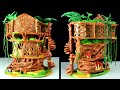 Making a fairy tree house - paper clay tutorial - Creative D2H #2