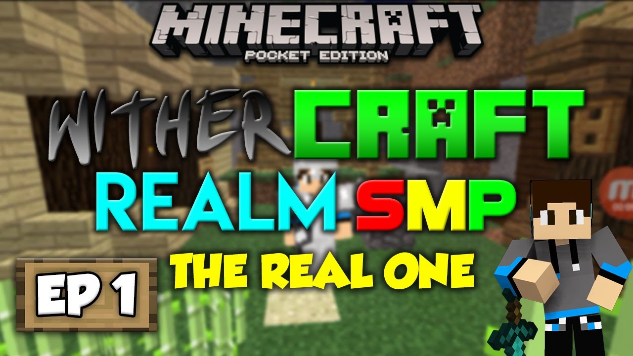 WERE GOING TO THE NETHER! | WitherCraft Realm SMP [1] | Minecraft PE ...