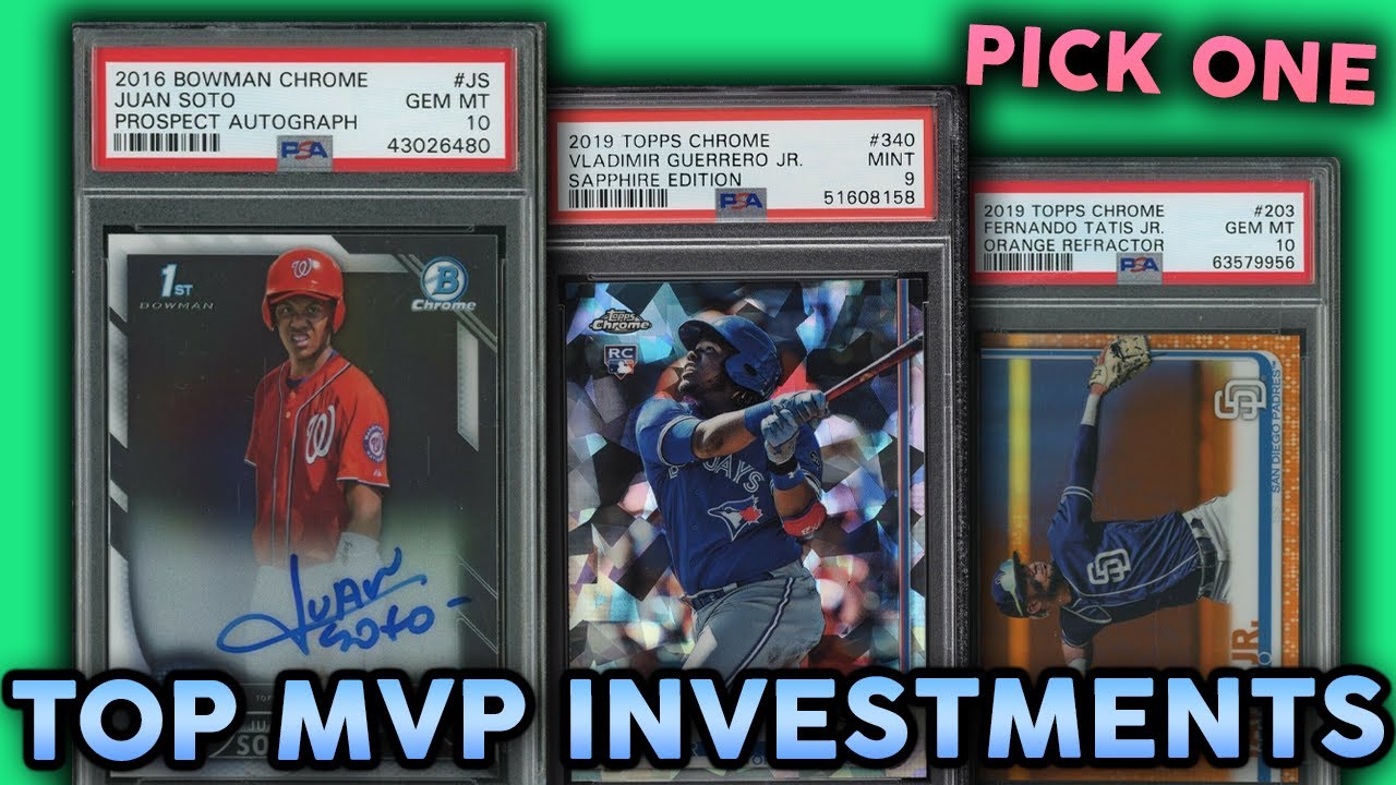 Picking ONE 22 & Under Baseball Card Investment YouTube