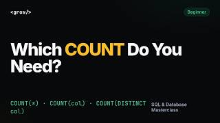 SQL COUNT(*) vs COUNT(column) vs COUNT(DISTINCT): How NULLs Change the Count (PostgreSQL)