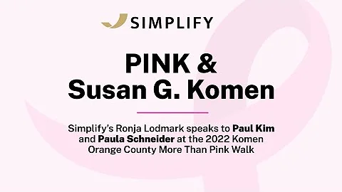 Susan G. Komen MORE THAN PINK WALK: Interview with...
