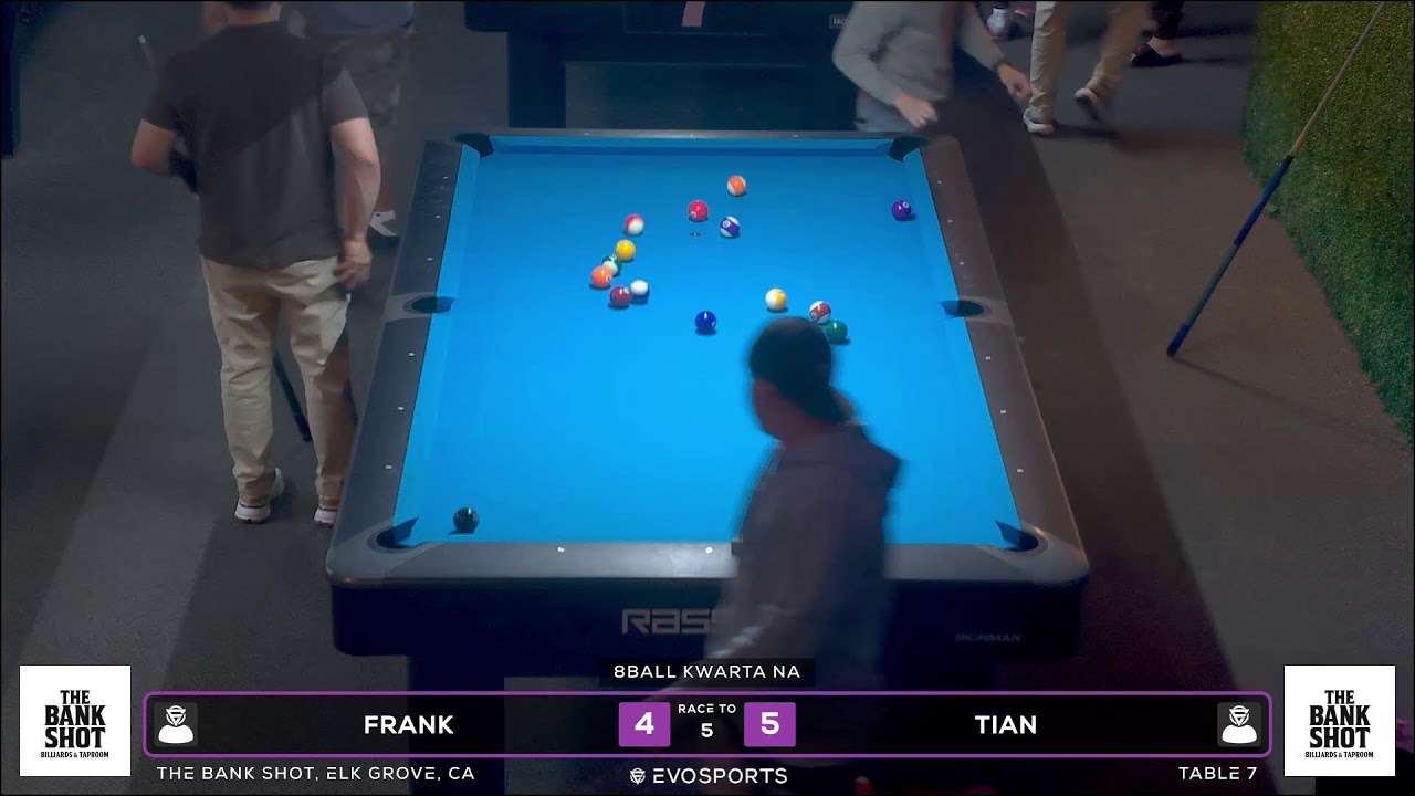 FRANK vs TIAN - THE BANK SHOT - TABLE 7 | EvoSports