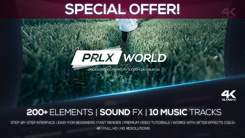 Parallax World - Professional Parallax Slideshow Creator | After Effects Template | Video Displays