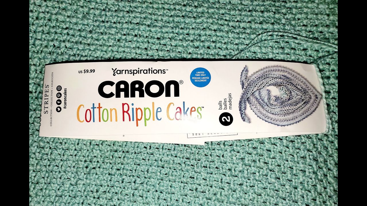 Yarn Review of Caron Cotton Ripple Cakes - Krissys Over The