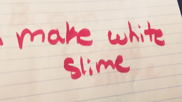 How to color slime without dye