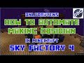 Minecraft - Sky Factory 4 - How to Automate Making Obsidian