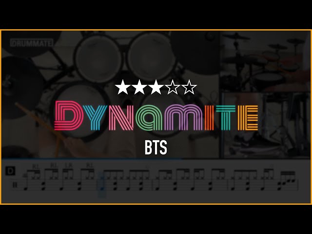 [Lv.12] Dynamite - BTS (방탄소년단) (★★★☆☆) K-pop Drum Cover class=