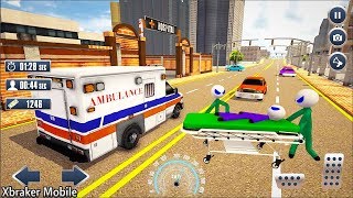 Stickman Rescue Ambulance Drive - 911 Ambulance Driving - Best Android Gameplay screenshot 2