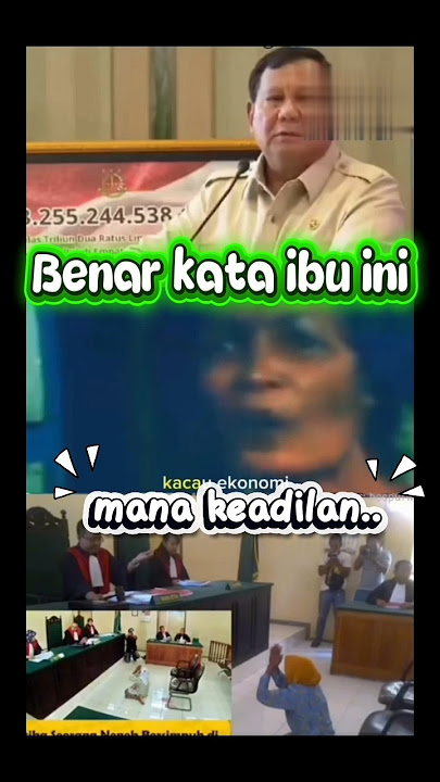 a mother seeks justice #viral #jadulmantul #prabowo