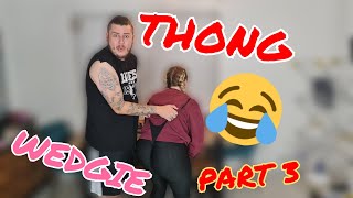 THONG WEDGIE PART 3***SHAN COMES OFF HER FEET***MUST WATCH!!!