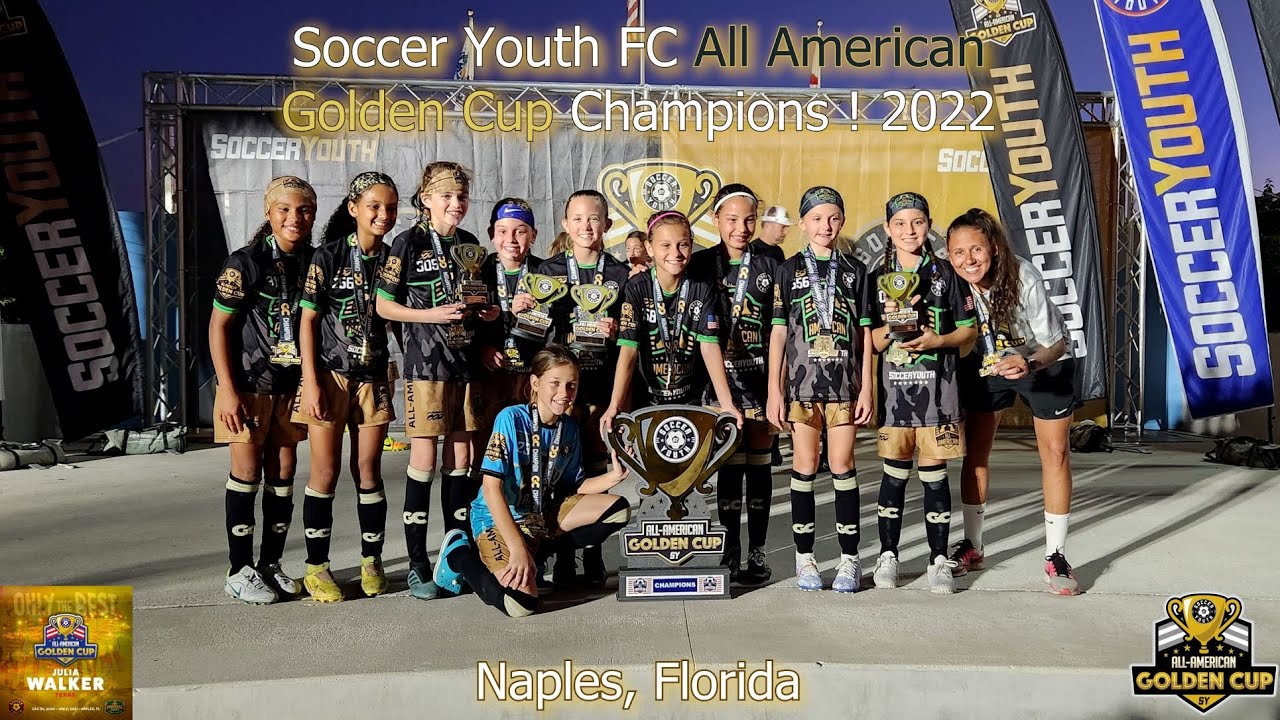 2022.12 Golden Cup All American Soccer Youth Champions Julia 12G Highlights YouTube