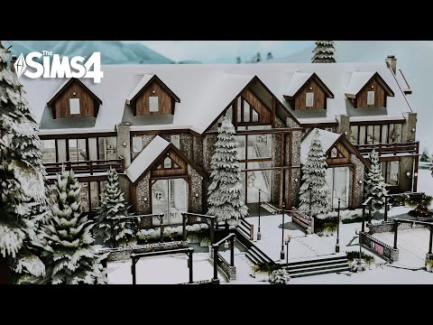 Frost Point Ski Resort [ Rental ] ♥ The Sims 4: Speed Build // CC